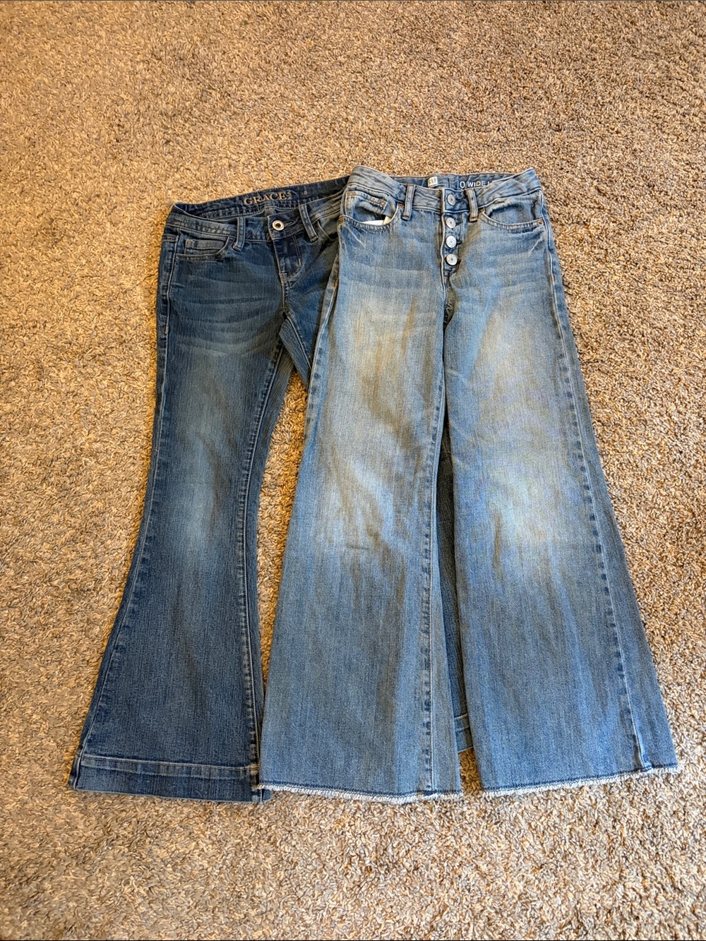 GAP Kids Blue Flare Jeans Duo